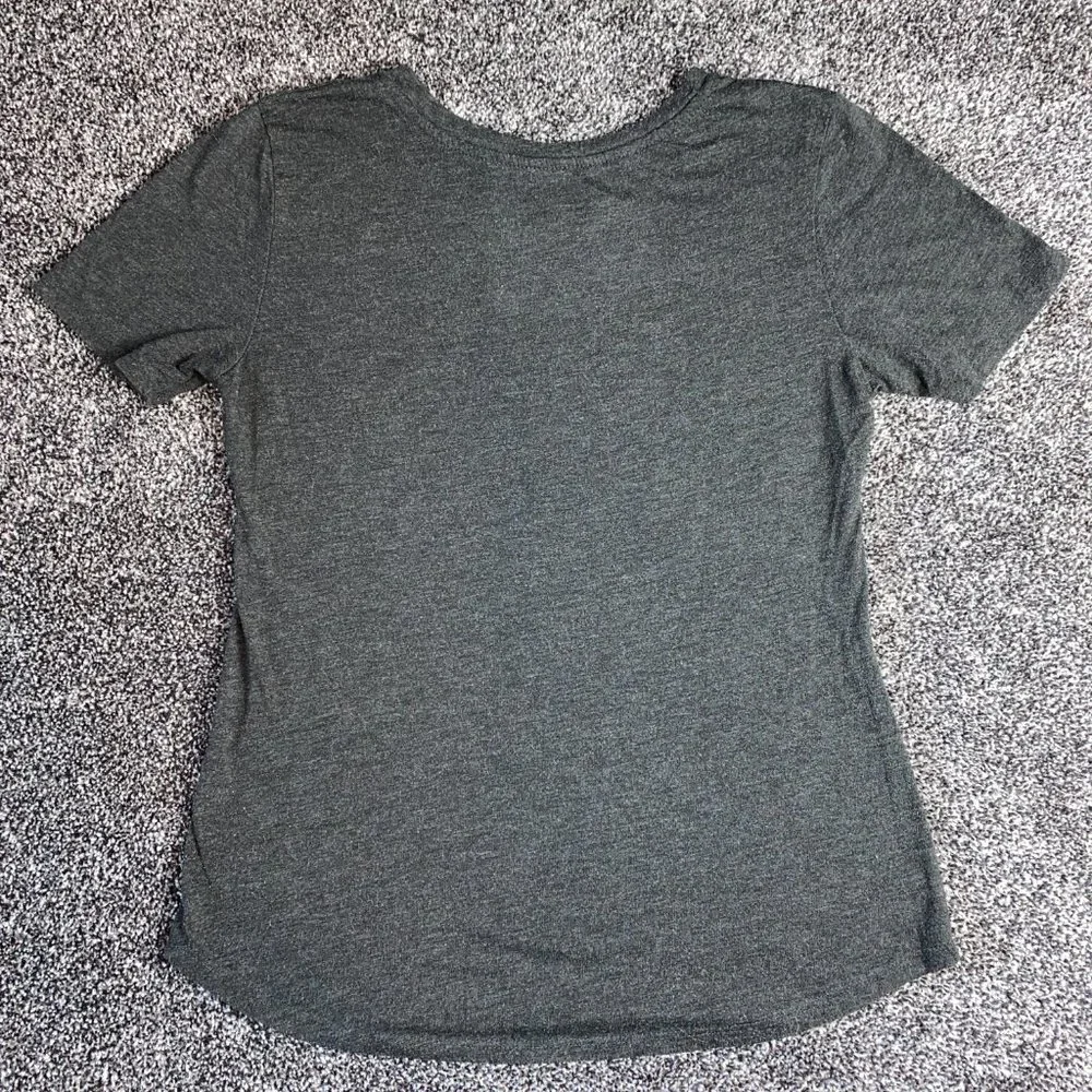 Zoe Liv Gray T-shirt Shirt Mountains Are Calling - Picture 4 of 4